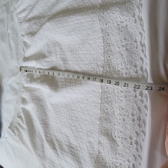 IMNYC Isaac Mizrahi Women's White Eyelet Lace Skirt- Size XL- New! - Picture 8 of 8